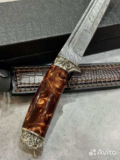 Нож дамаск танто