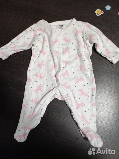 Слипы на девочку 1-6 мес