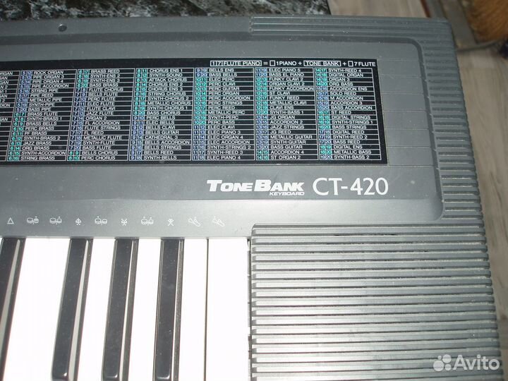 Синтезатор casio ст -420 ретро