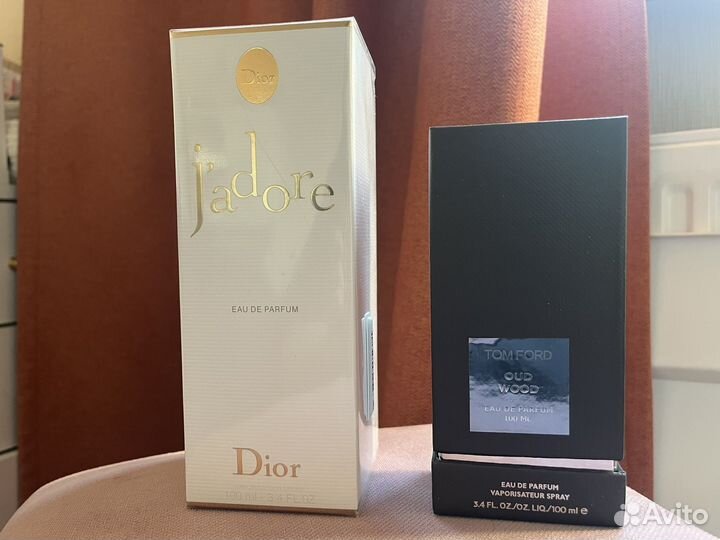 Духи жадор dior 100 ml + tom ford oud wood 100ml