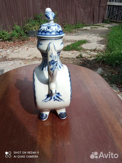 Старые вещи Б/У Чайник Гжель