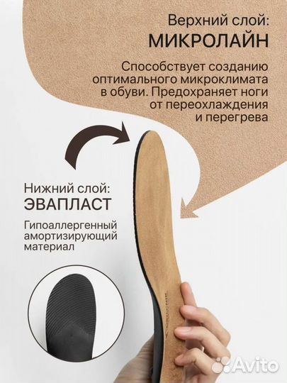 Ортопедические стельки новые 24,30-31