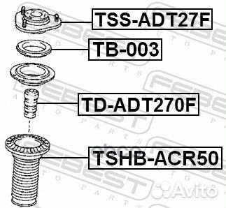 Опора переднего амортизатора TSS-ADT27F Febest