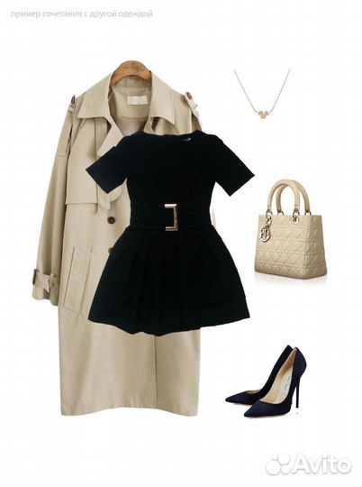 Базовое черное платье