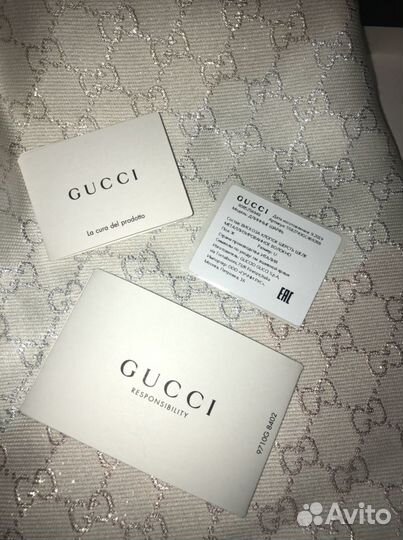 Длинный женский шарф gucci, Италия