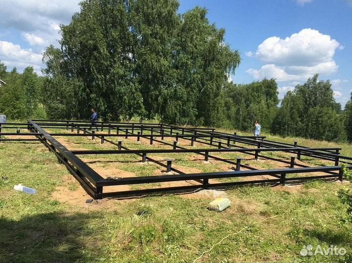 Винтовые сваи для забора