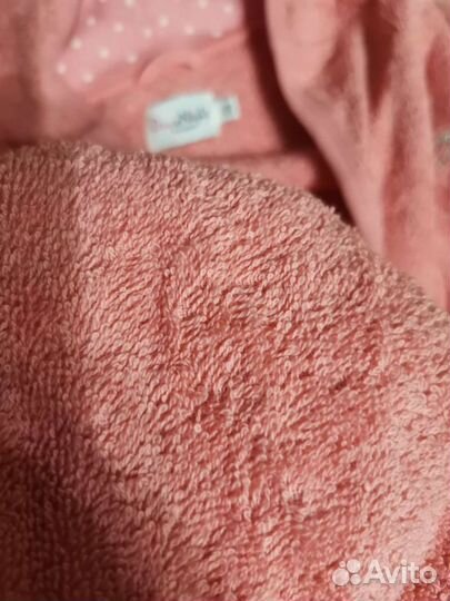 Халат махровый для девочки