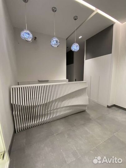 Стойка ресепшн в параметрическом стиле