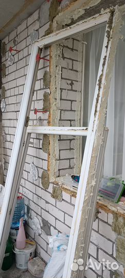 Балконный блок с дверью бу