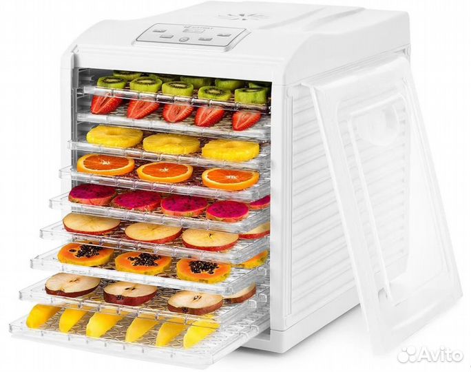 Сушилка для овощей и фруктов KitFort кт-1909, белы