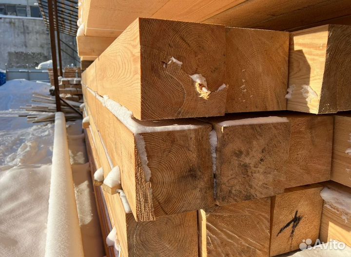 Брус обрезной 150х150х6000мм 1 сорт ГОСТ