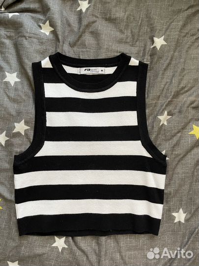 New yorker топ в полоску