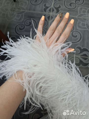 Боа из перьев страуса