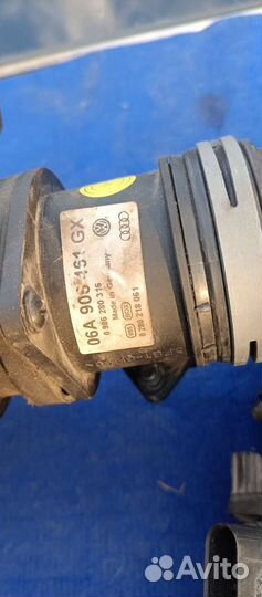 Расходомер воздуха,патрубок воздухозаборника Q7 4L