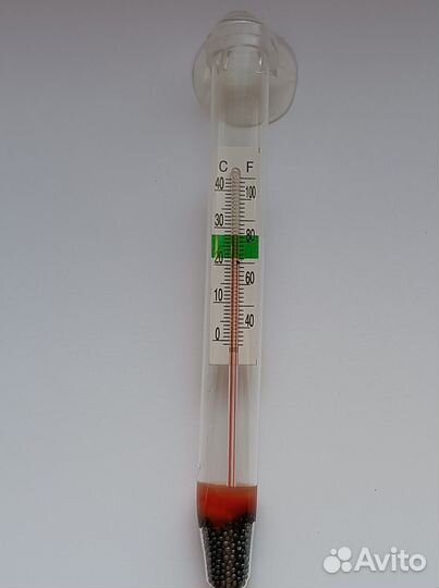 Термометр аквариумный спиртовой