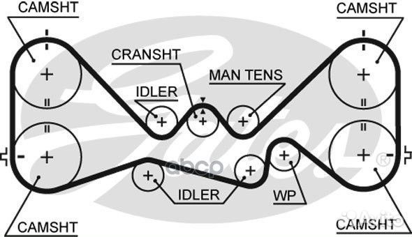 Ремень грм 281x30 subaru forester/impreza/legacy