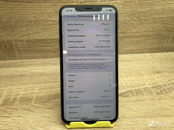 iPhone Xs Max, 256 ГБ
