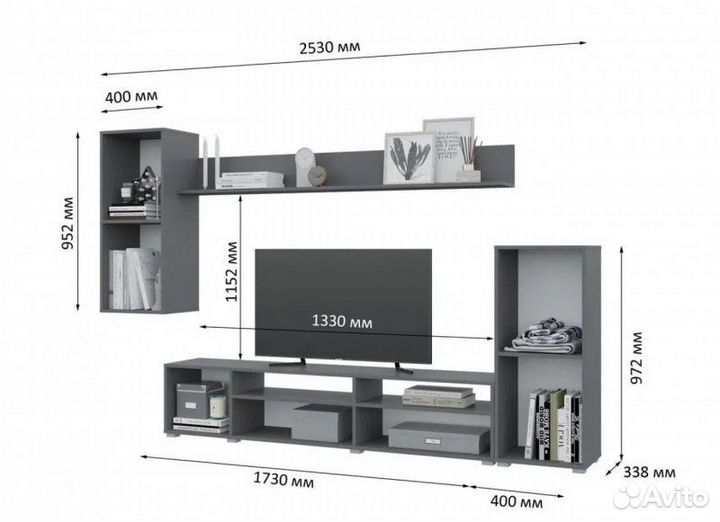Мини стенка под телевизор