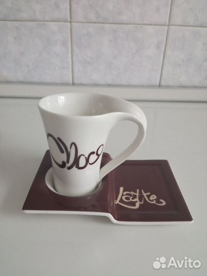 Фарфоровая кофейная пара