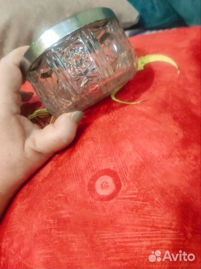 Сахарница СССР хрусталь.Винтаж