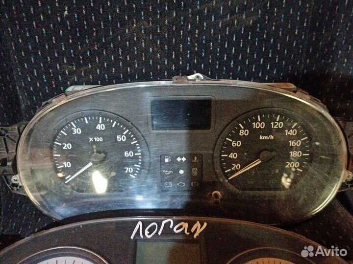 Щиток приборов renault logan