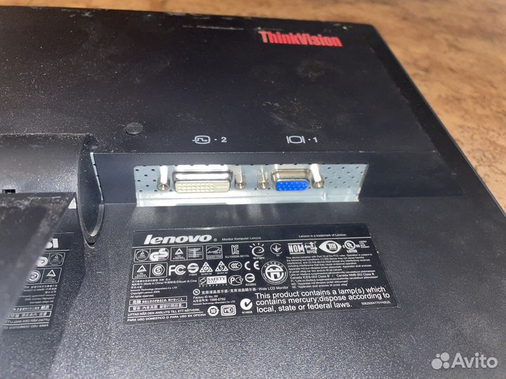 Монитор lenovo thinkvision