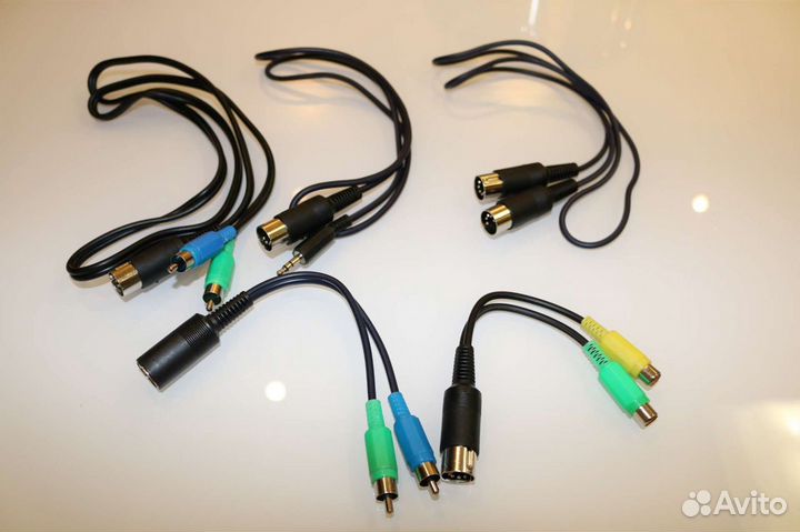 Шнур 5DIN - 2RCA, 5DIN-jack3.5