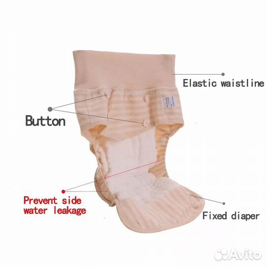 Многоразовые тканевые подгузники