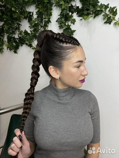 Косы с канеколоном, боксерские косы,брейды,кудри