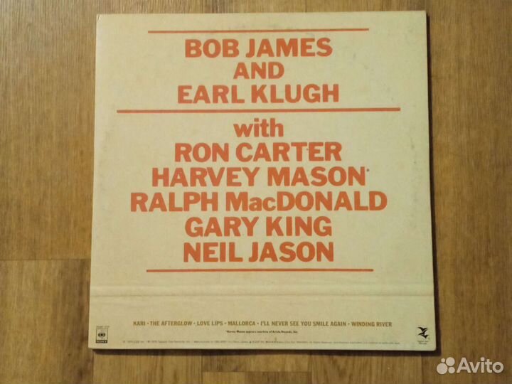 Bob James & Earl Klugh. One On One. 1979