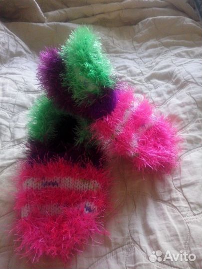 Вязаные домашние тапочки 37-45