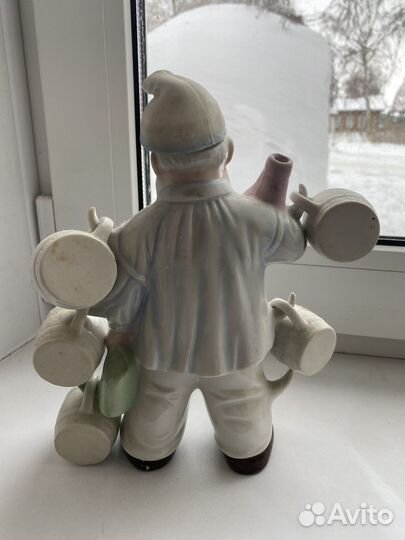 ГДР гном с чашками