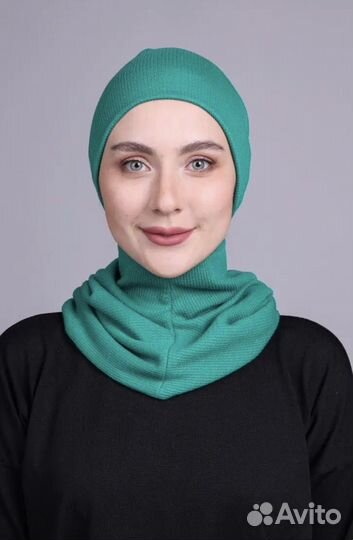 Шапка снуд трансформер