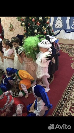 Новогодний костюм снежинки/снегурочки