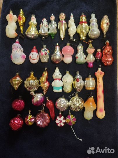 Елочные игрушки СССР,малютки
