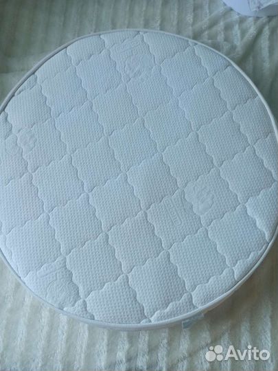 Матрас круглый в кроватку