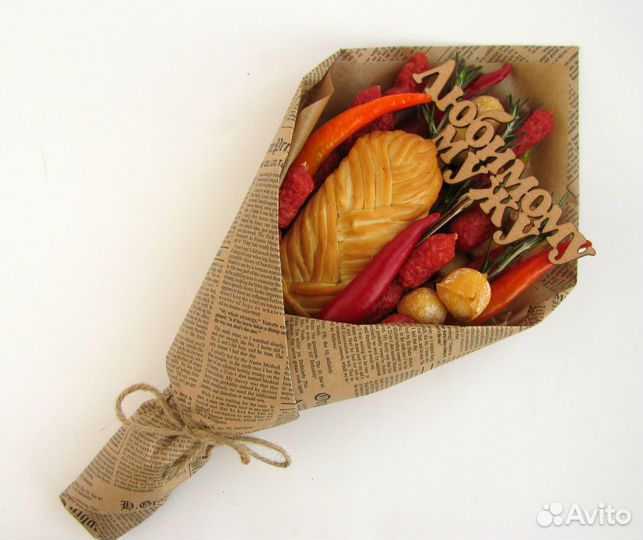 Мужской съедобный букет