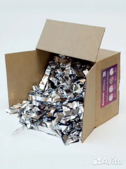 Бумага для шоу серебро