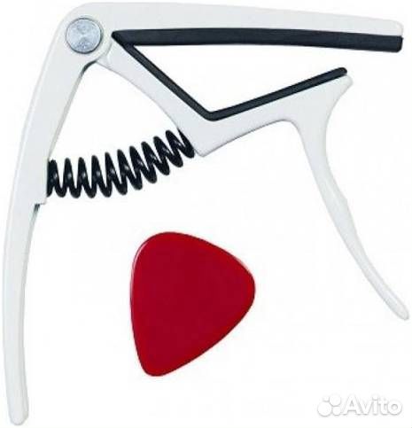 Alice A007K/ WH - Каподастр для акустической гита