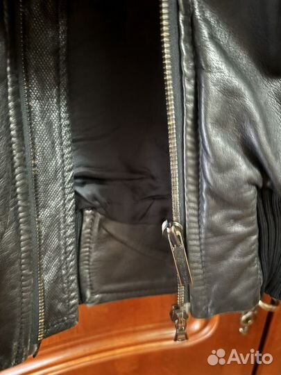 Куртка кожаная модная мужская кортиджани