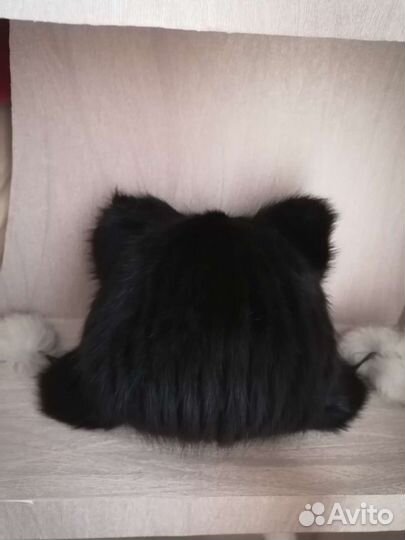 Шапка ушанка женская натуральный мех