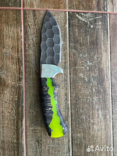 Нож из дамасской стали Страна Зеленой Реки