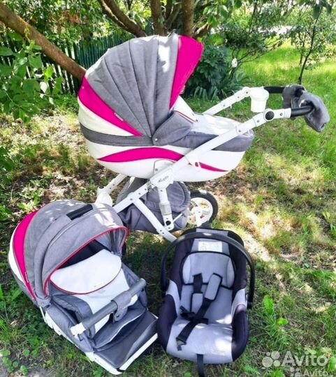 Adamex barletta new 3в1/2в1 автолюлька в подарок