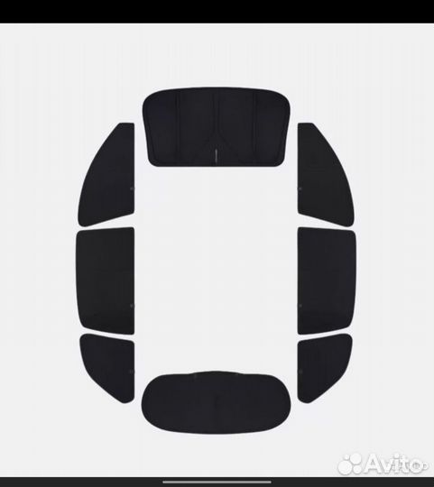 Шторки Блэк аут Lixiang L9 аксессуар