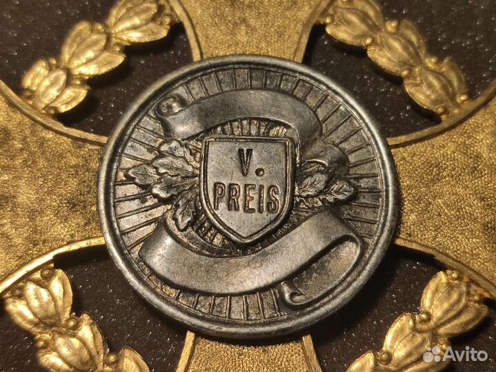 Знак велосипедистов призовой крест велоспорт