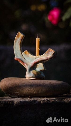 Керамический Подсвечник 