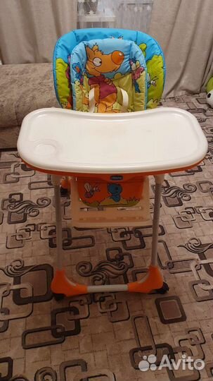 Стульчик для кормления chicco polly