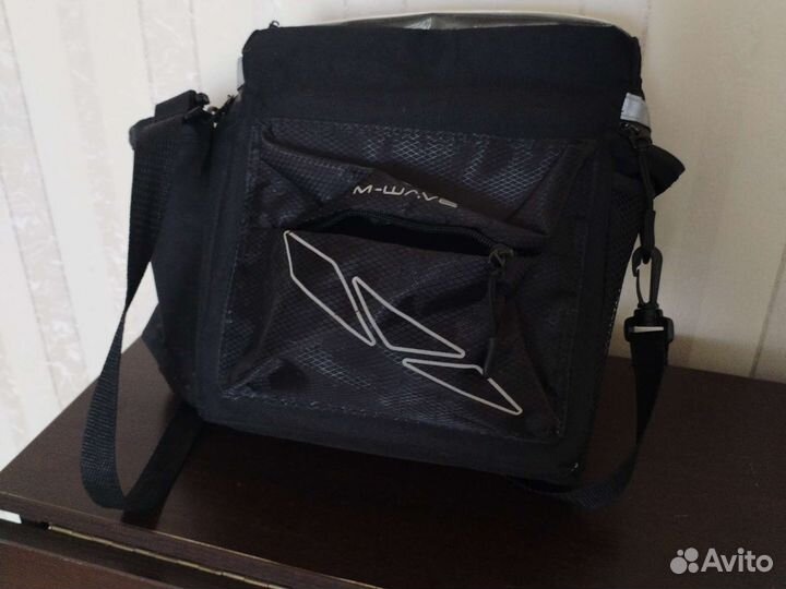 Сумка на руль с плечевым ремнем