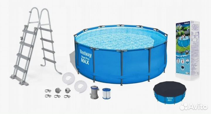 Бассейн каркасный Steel Pro 366х133 см