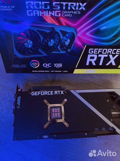 Видеокарта RTX 3080 10GB Rog Strix